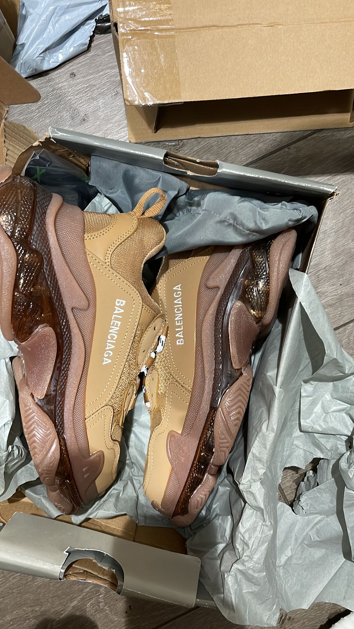 Balenciaga Triple S Marrone taglia 40