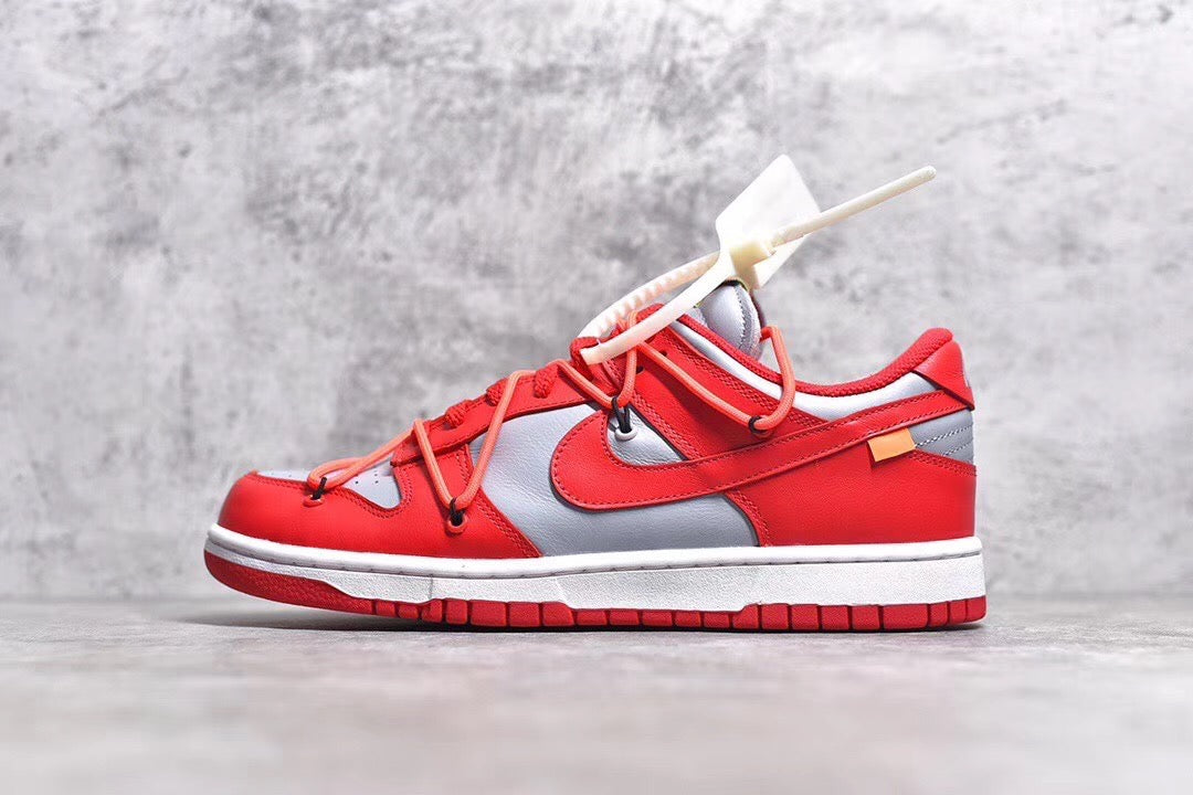 NIKE DUNK LOW OFF WHITE UNIVERSITY RED TAGLIA 40