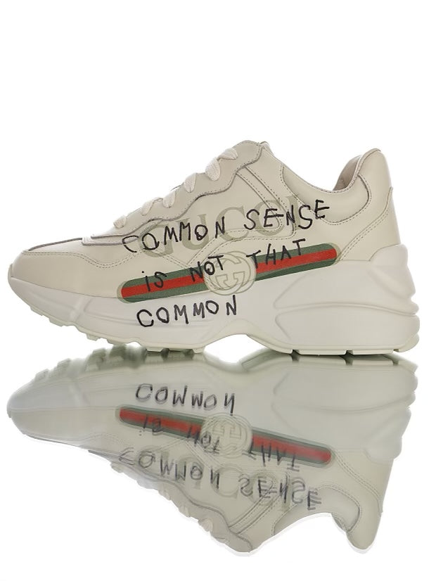 Gucci Rhyton White Common Sense Is Not That Common