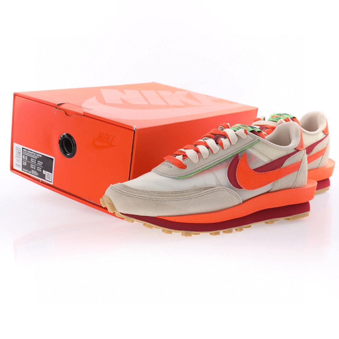 Nike LD Waffle sacai Clot Net Orange
