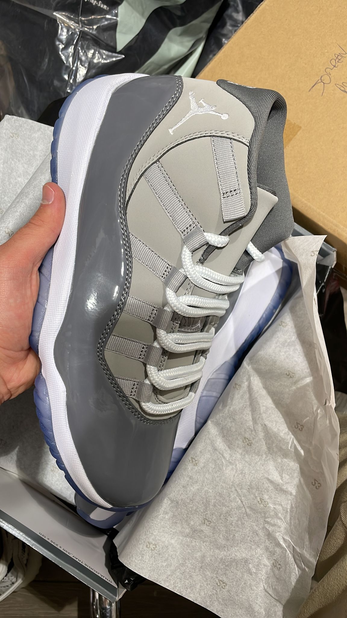 NIKE AIR JORDAN 11 COOL GREY TAGLIA 44