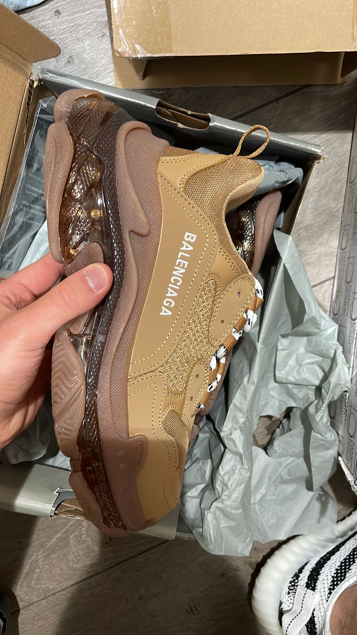 Balenciaga Triple S Marrone taglia 40