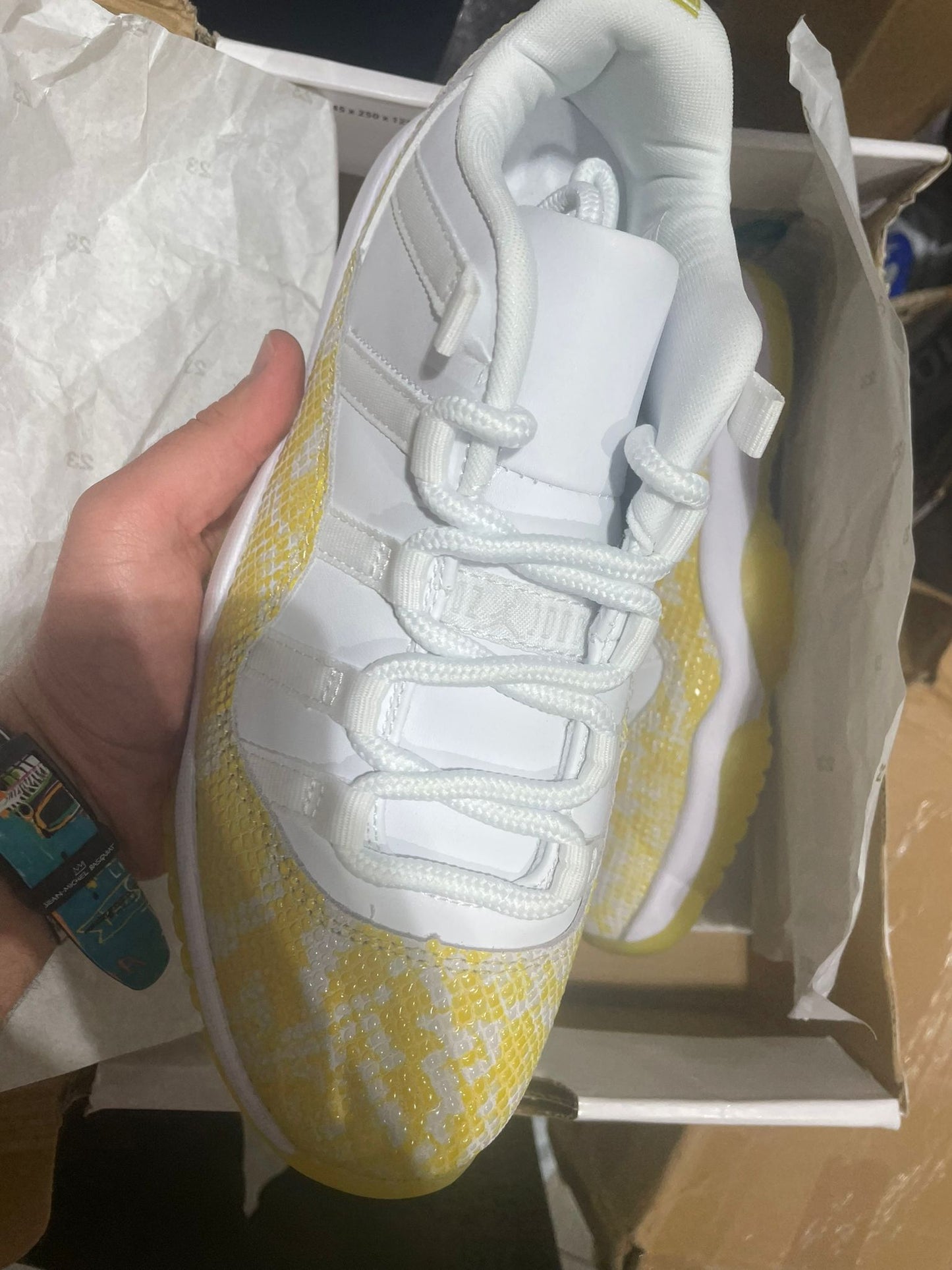Air Jordan 11 Retro Yellow Taglia 41