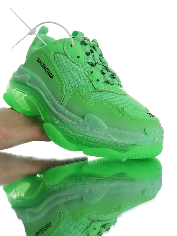 BALENCIAGA TRIPLE S GREEN TAGLIA 37