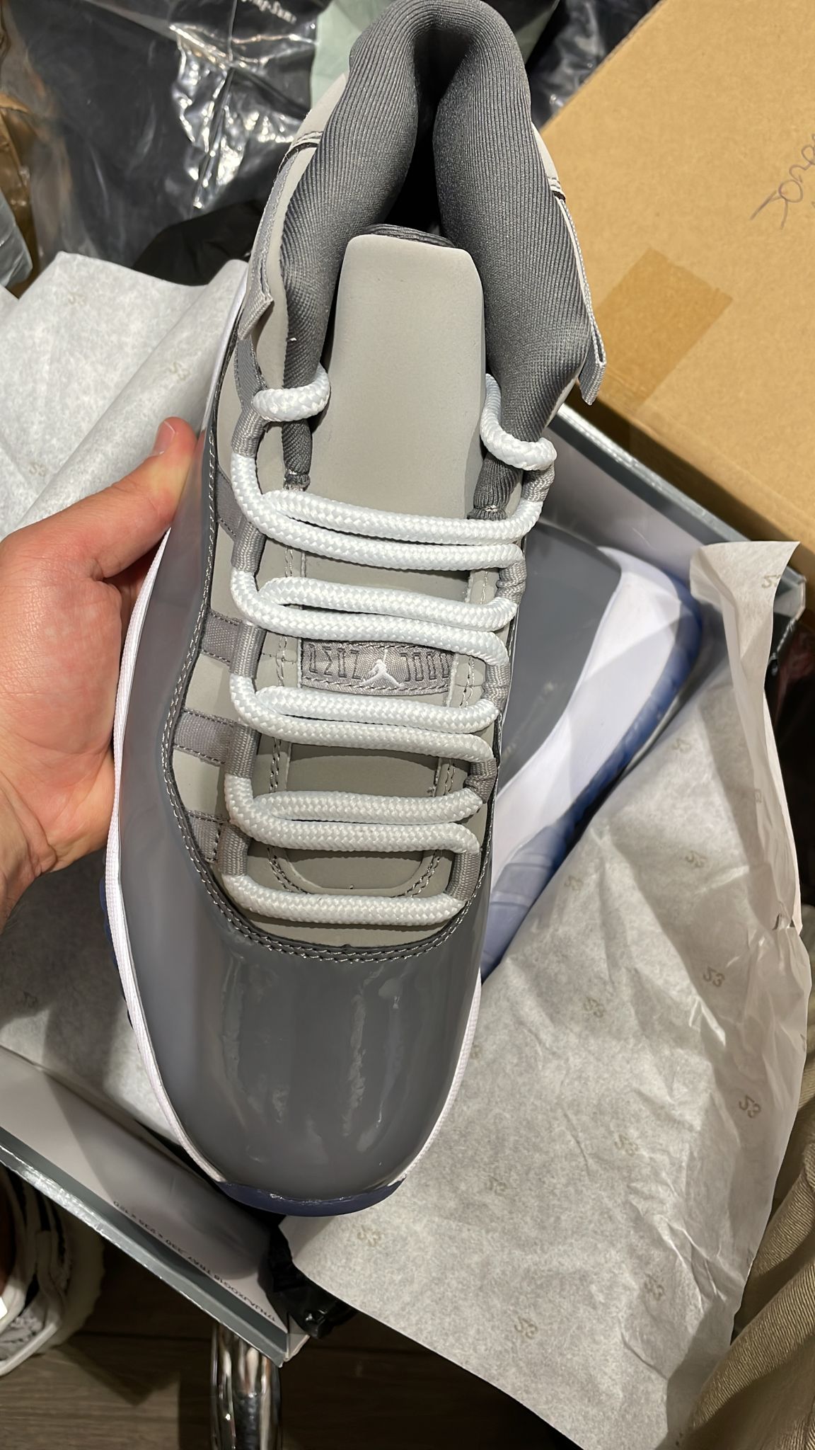 NIKE AIR JORDAN 11 COOL GREY TAGLIA 44