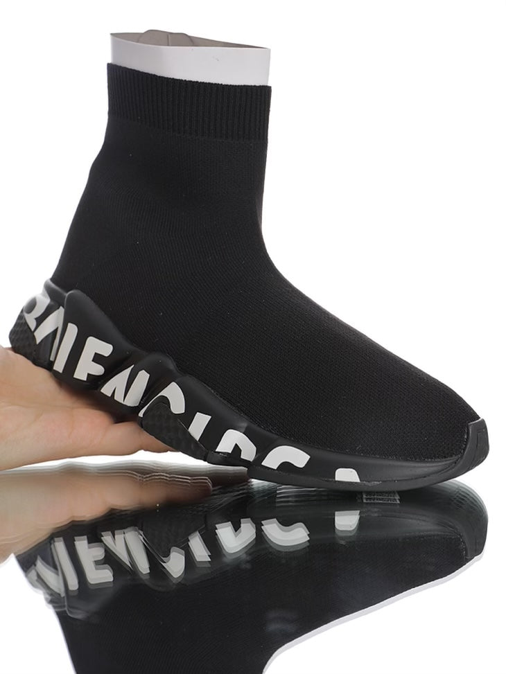 Balenciaga Speed Trainer Black Costumizzate