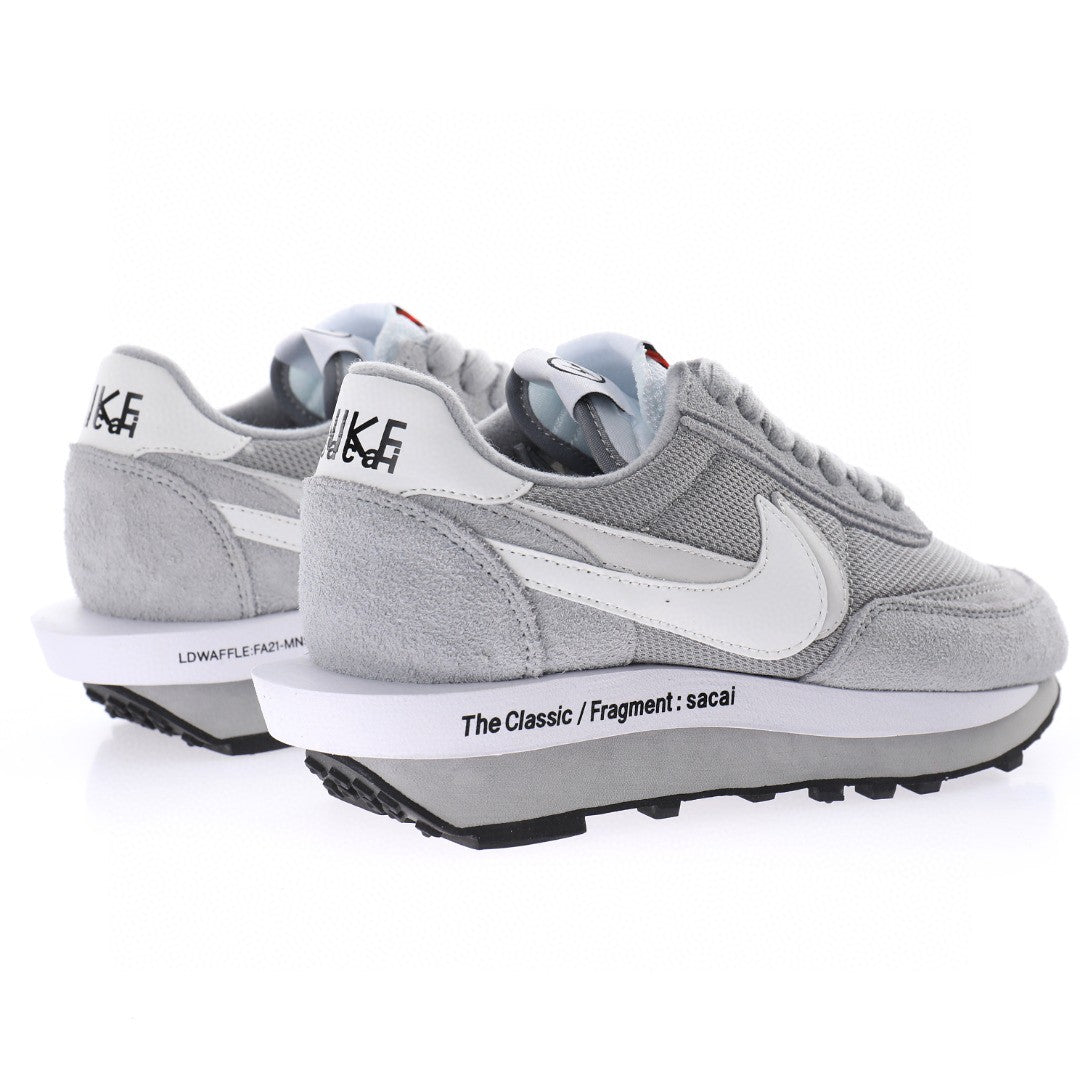 Nike LD Waffle sacai Fragment design Smoke Grey