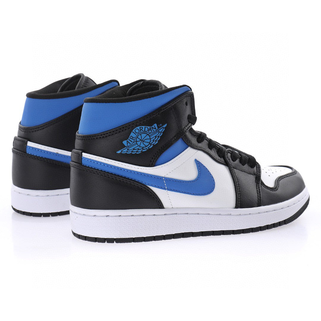 Air Jordan 1 Mid White Racer Blue