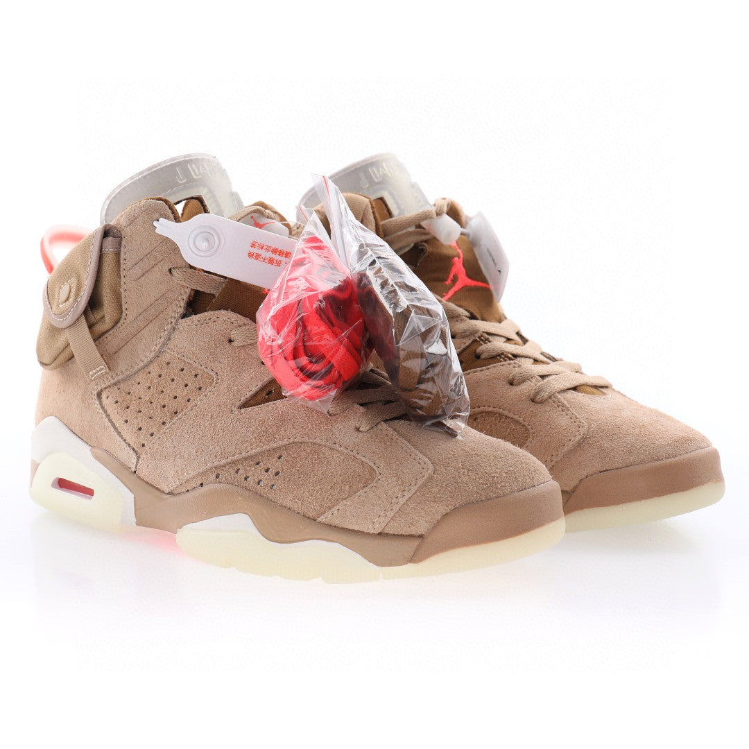 Air Jordan 6 Retro Travis Scott 'British Khaki'