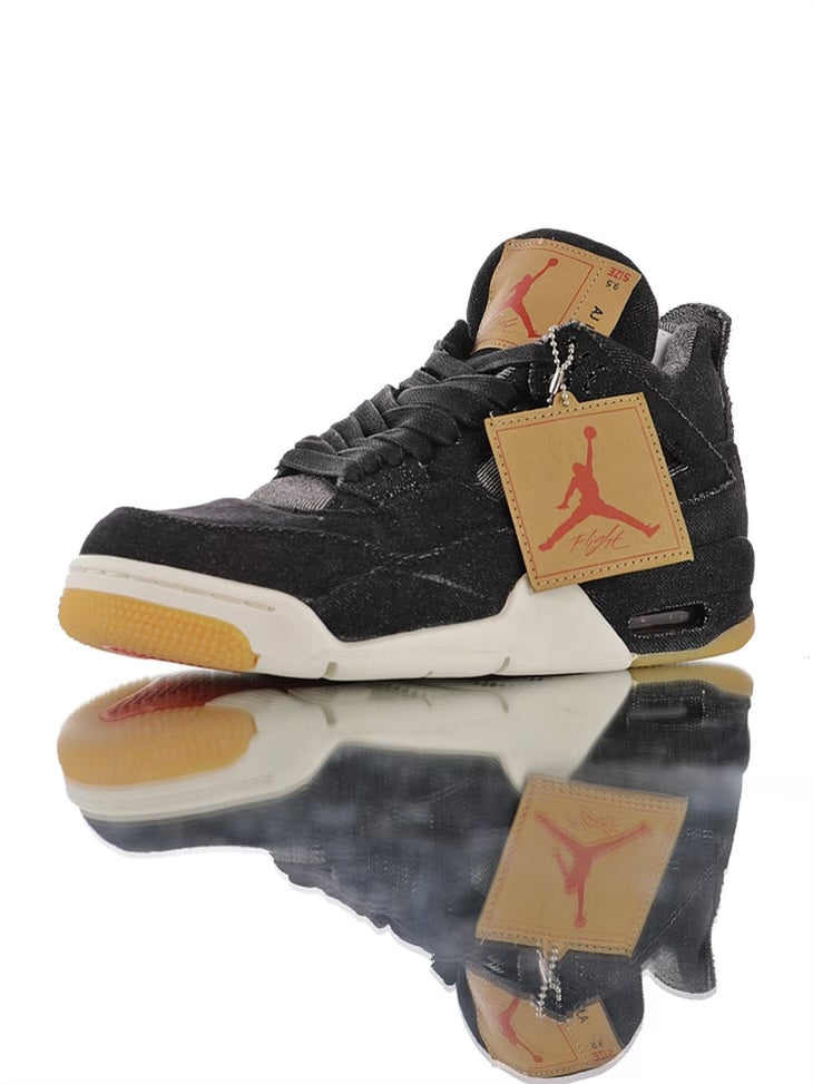 Air Jordan 4 Retro Levi's Black
