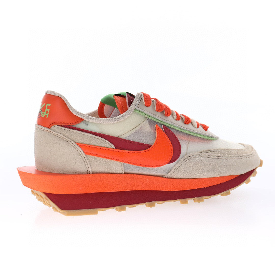 Nike LD Waffle sacai Clot Net Orange