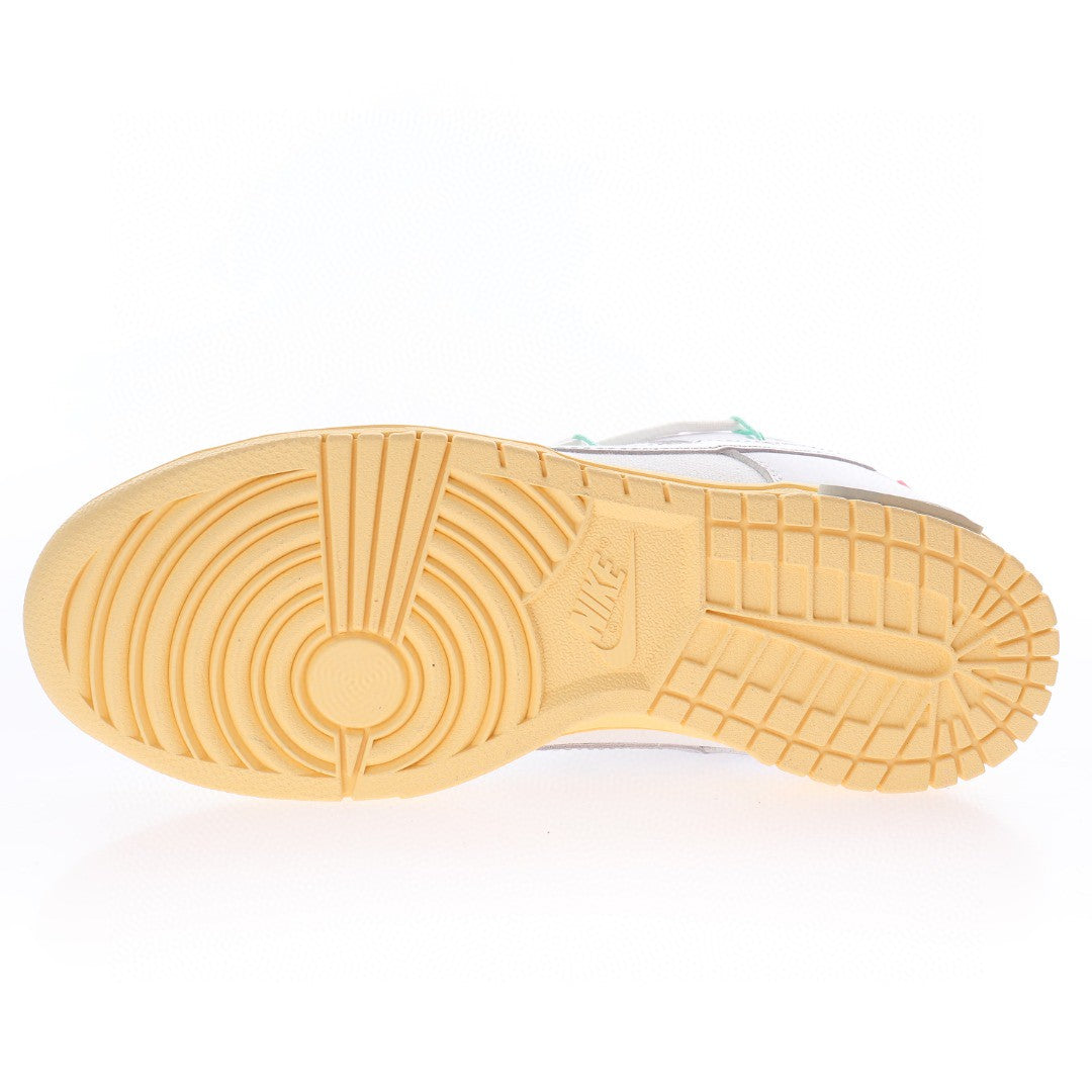 Nike x Off-White Dunk Low White&Yellow