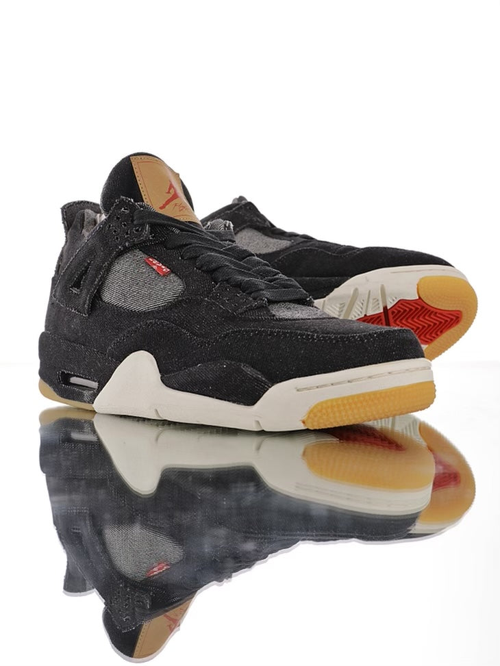 Air Jordan 4 Retro Levi's Black