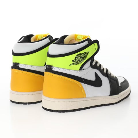 Air Jordan 1 Retro High White Black Volt University Gold