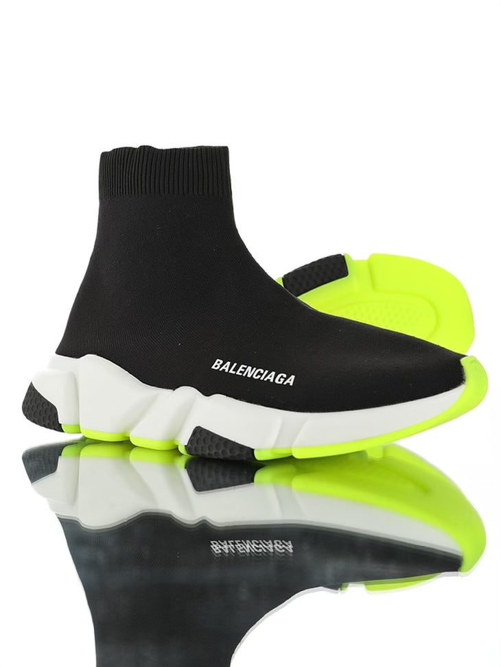 Balenciaga Speed Trainer Black&White Yellow