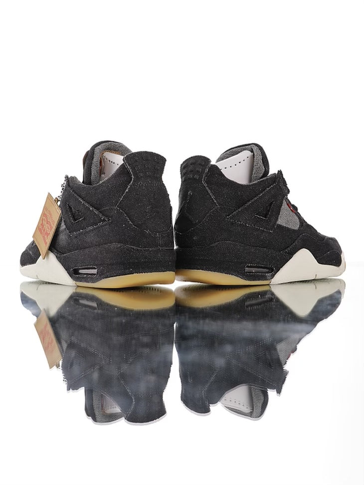 Air Jordan 4 Retro Levi's Black