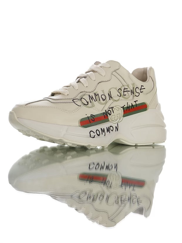 Gucci Rhyton White Common Sense Is Not That Common