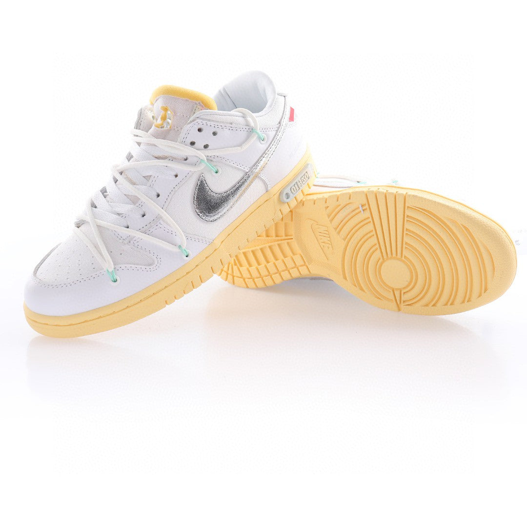 Nike x Off-White Dunk Low White&Yellow