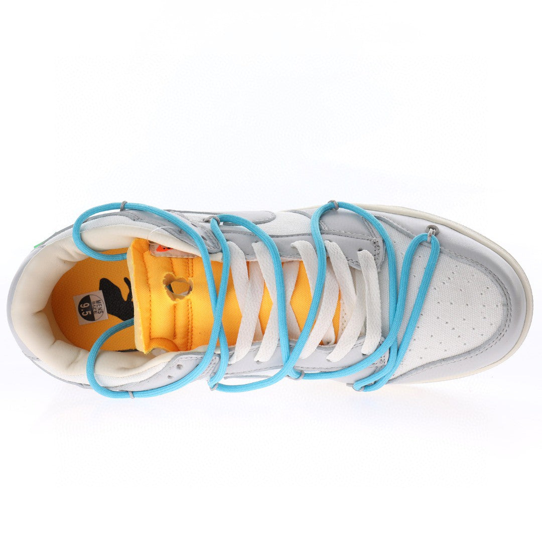 Nike Dunk Low Off-White Azzurre