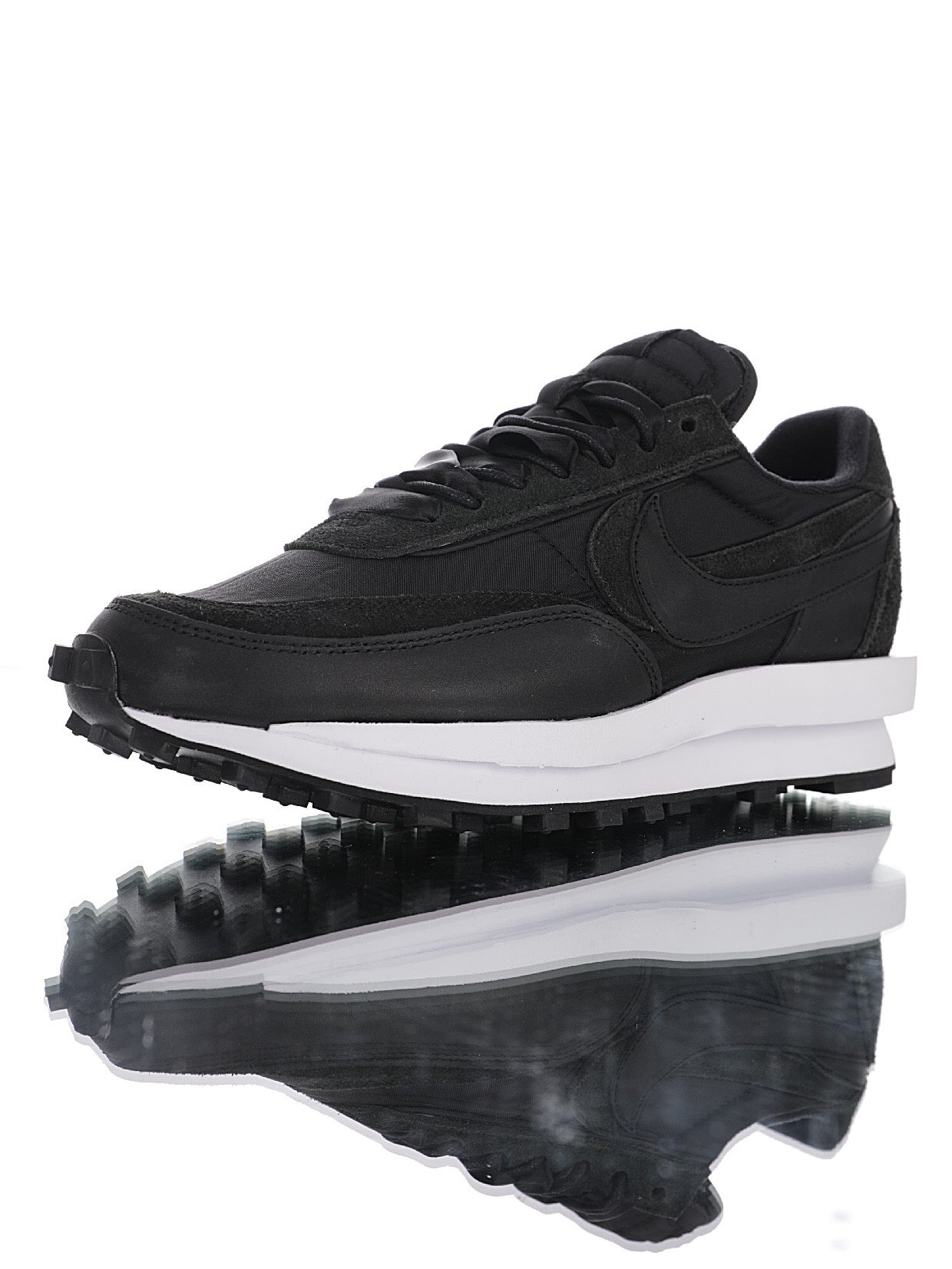 Nike LD Waffle sacai Black Nylon