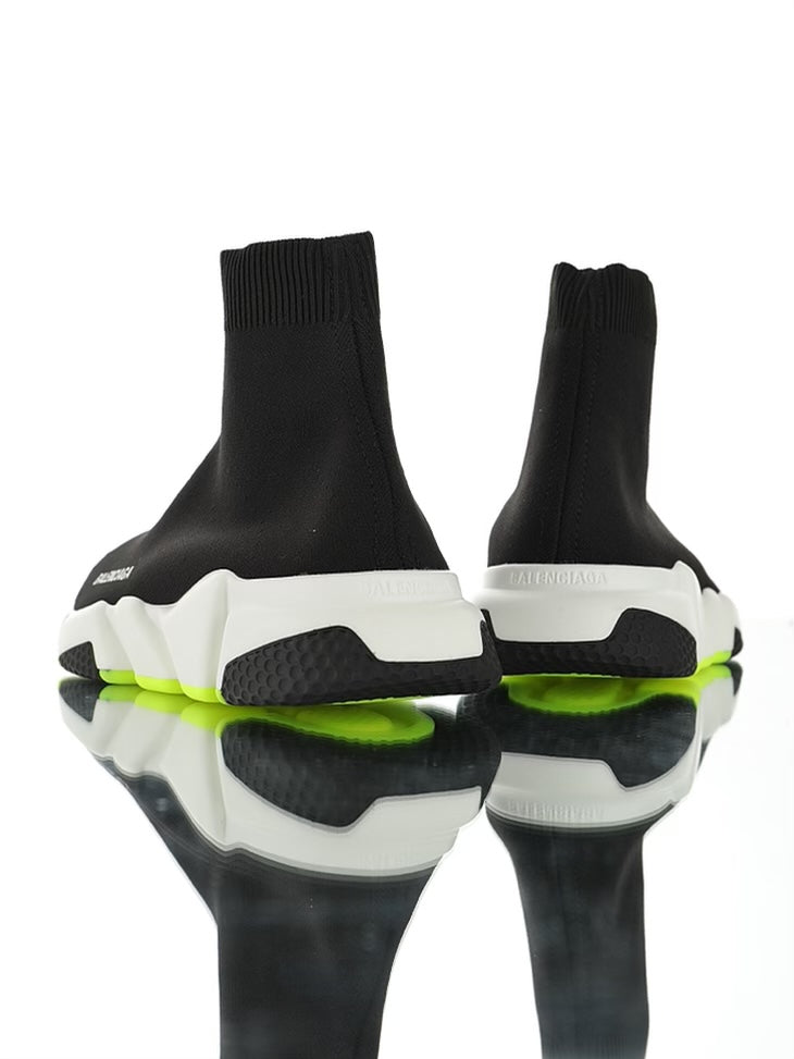 Balenciaga Speed Trainer Black&White Yellow