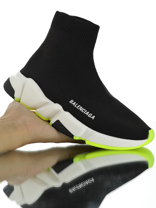 Balenciaga Speed Trainer Black&White Yellow