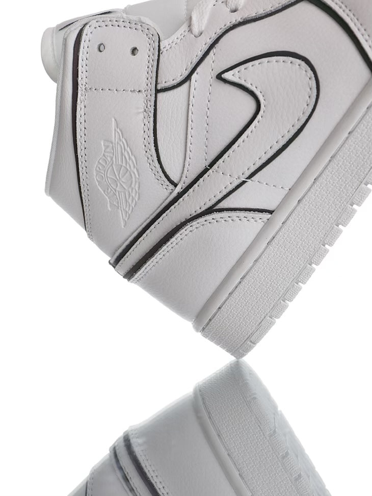 Air Jordan 1 Mid Iridescent Reflective White