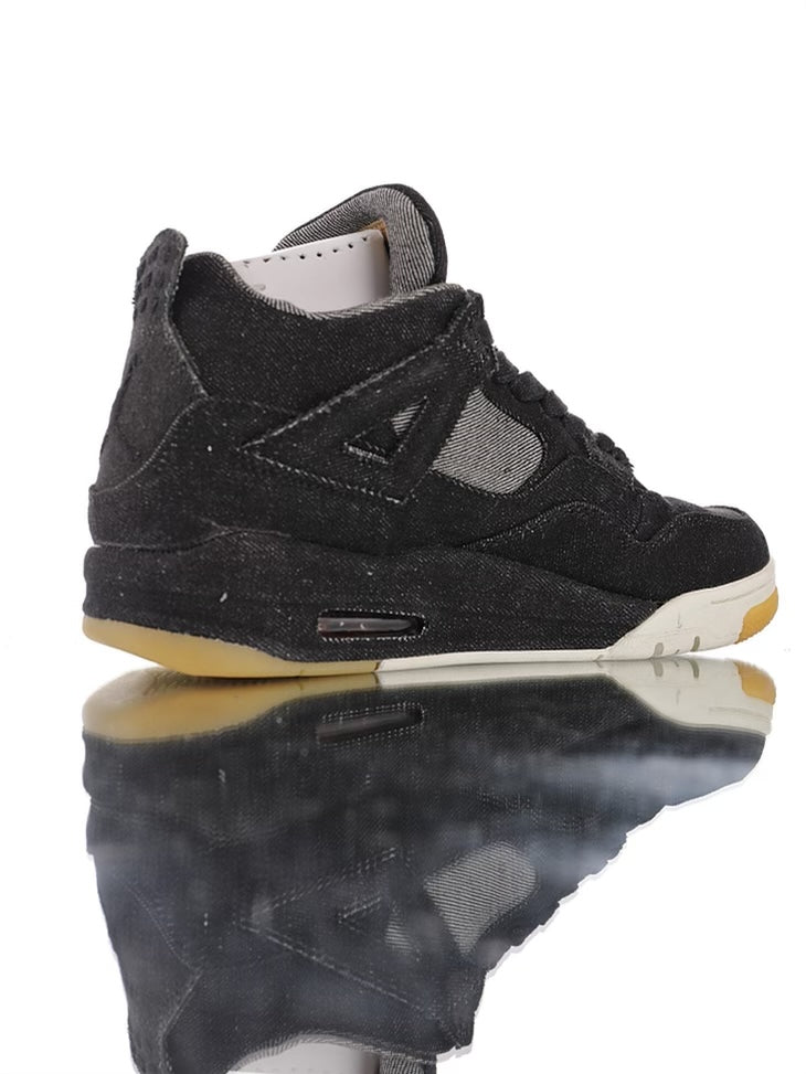 Air Jordan 4 Retro Levi's Black