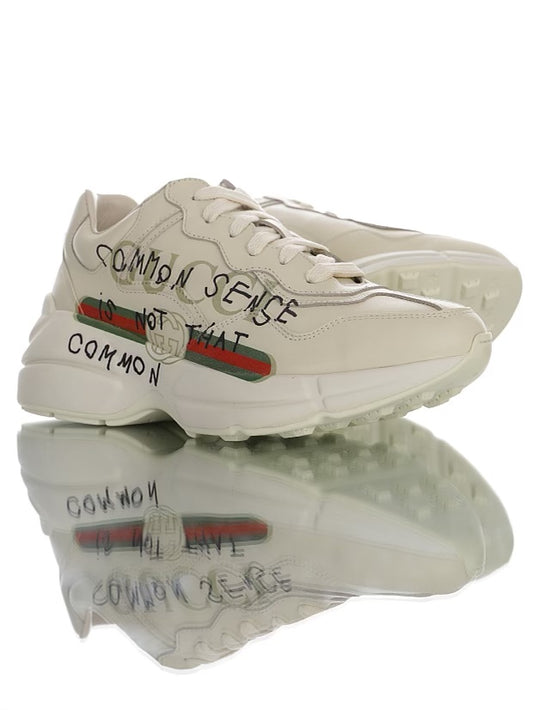 Gucci Rhyton White Common Sense Is Not That Common