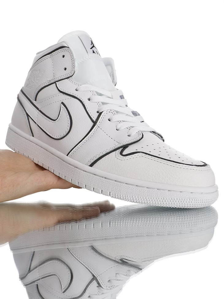 Air Jordan 1 Mid Iridescent Reflective White