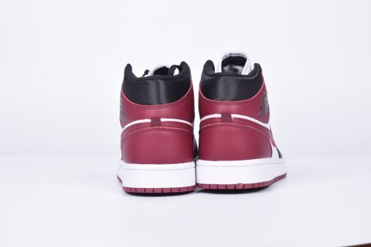Air Jordan 1 Mid SE Black Dark Beetroot