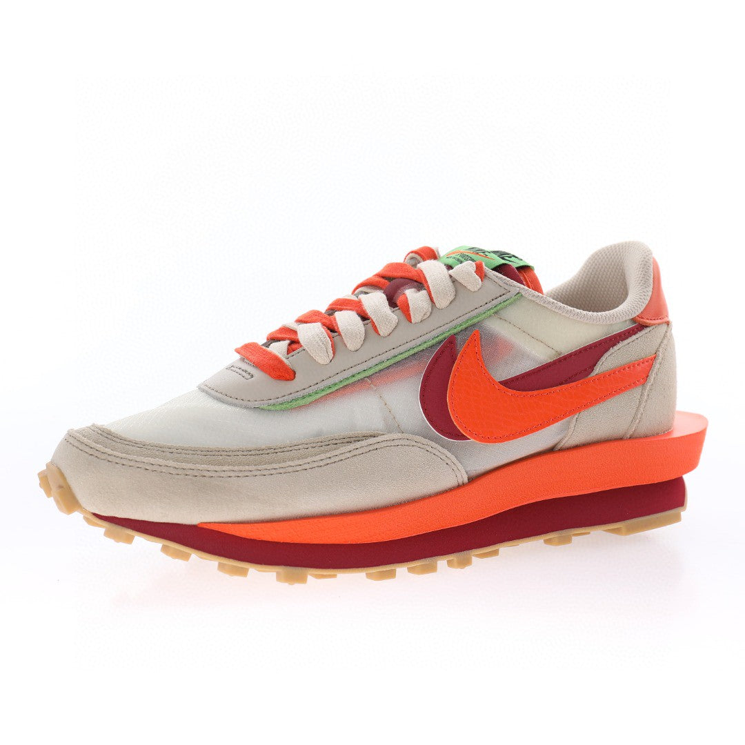 Nike LD Waffle sacai Clot Net Orange