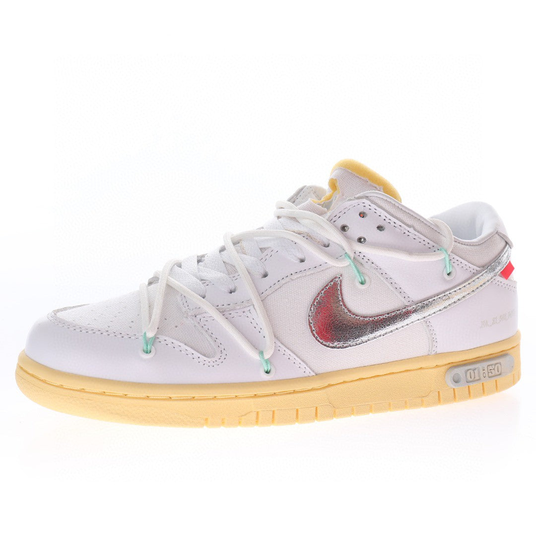 Nike x Off-White Dunk Low White&Yellow