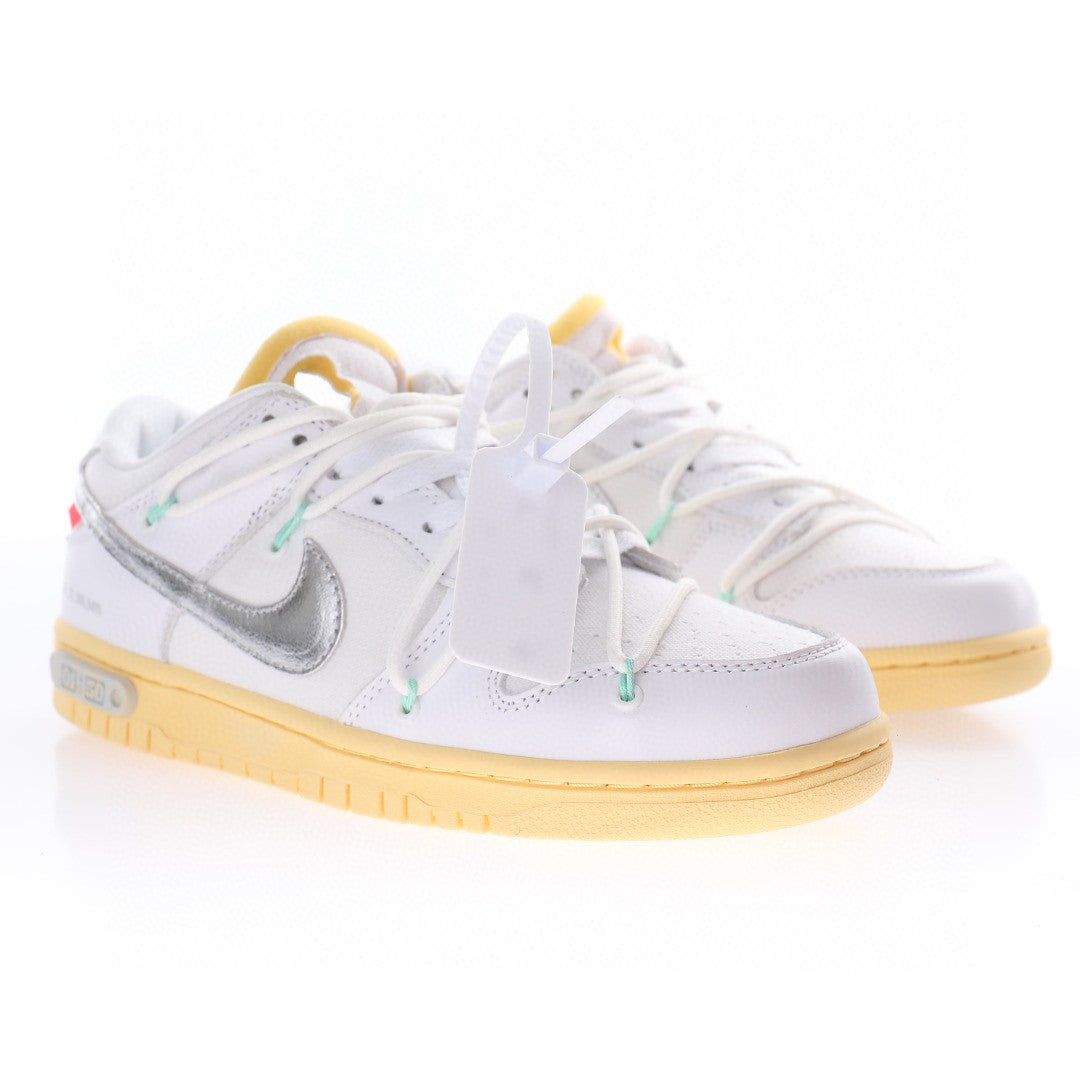 Nike x Off-White Dunk Low White&Yellow