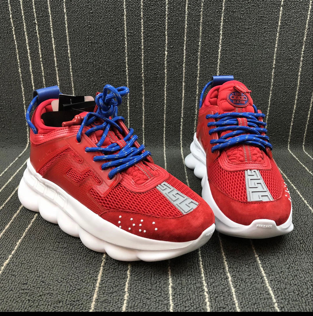 Versace Chain Reaction Rosse lacci Blu