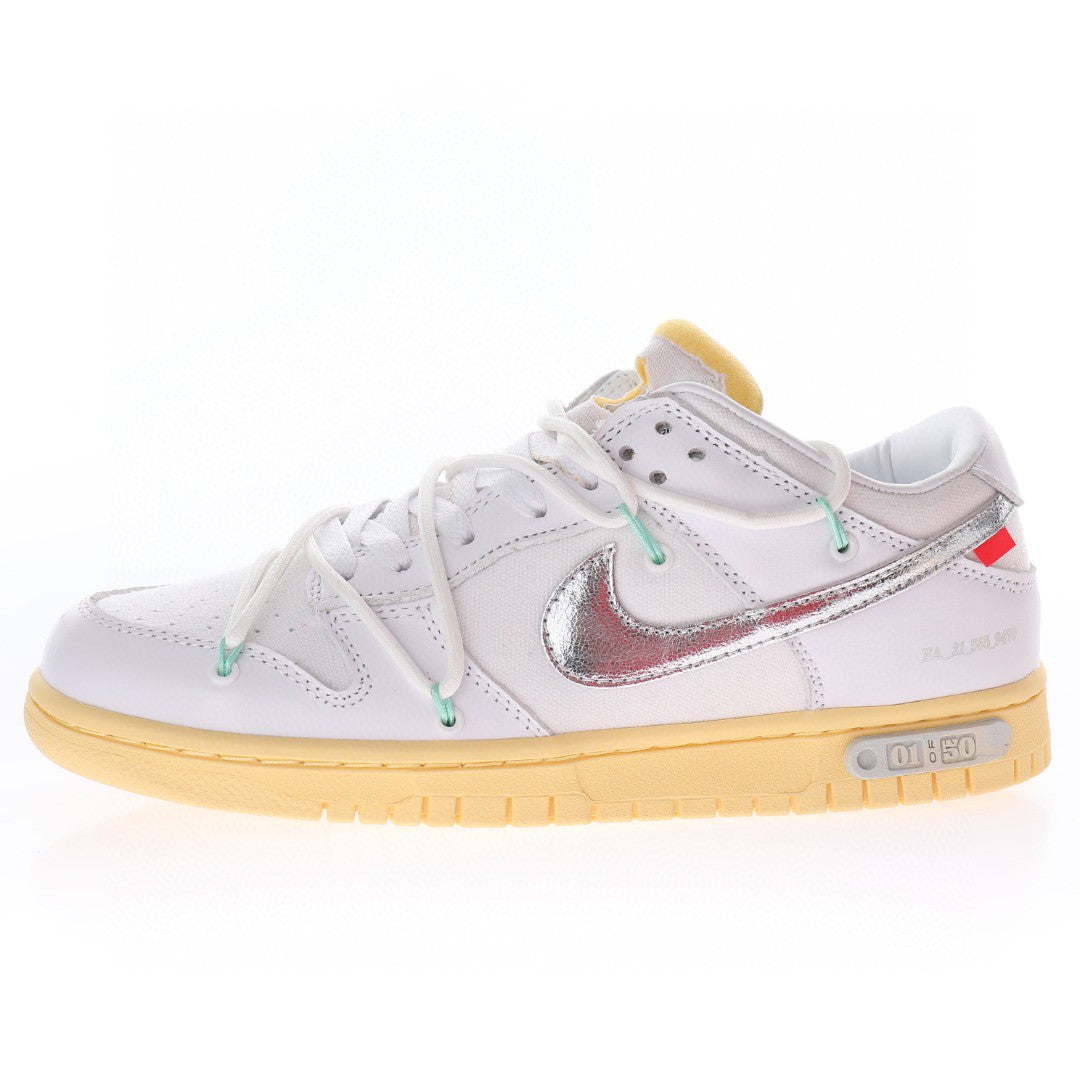 Nike x Off-White Dunk Low White&Yellow