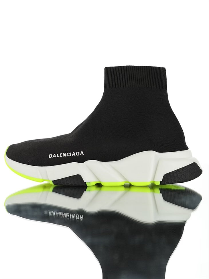 Balenciaga Speed Trainer Black&White Yellow