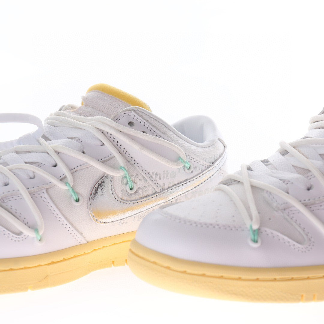 Nike x Off-White Dunk Low White&Yellow
