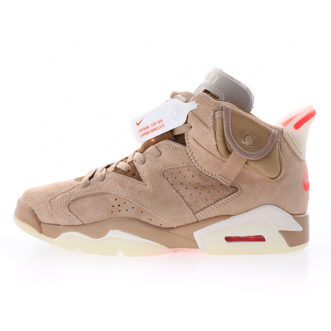 Air Jordan 6 Retro Travis Scott 'British Khaki'