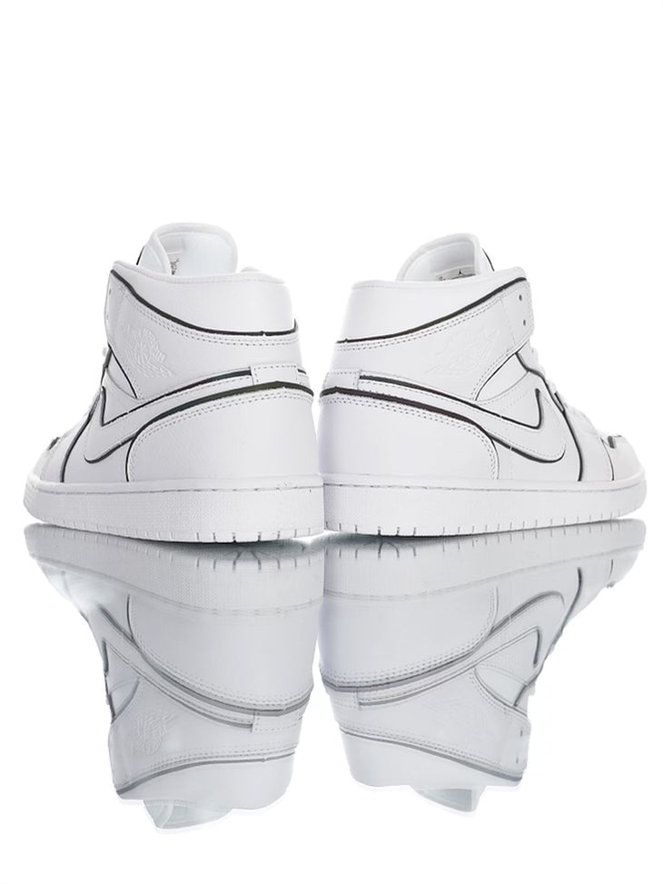 Air Jordan 1 Mid Iridescent Reflective White