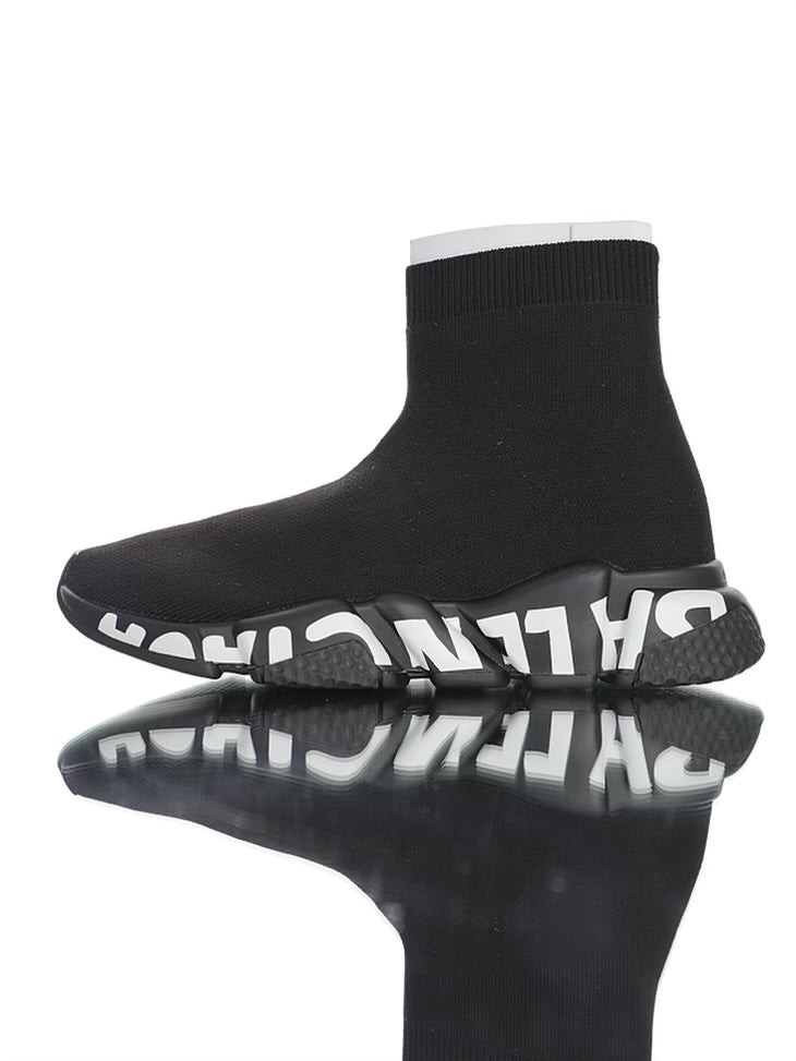 Balenciaga Speed Trainer Black Costumizzate
