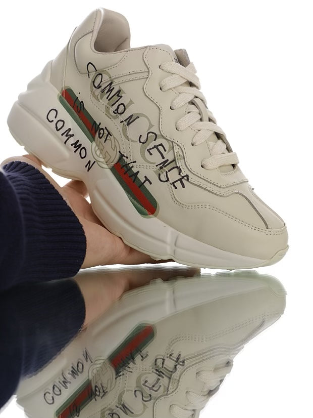 Gucci Rhyton White Common Sense Is Not That Common
