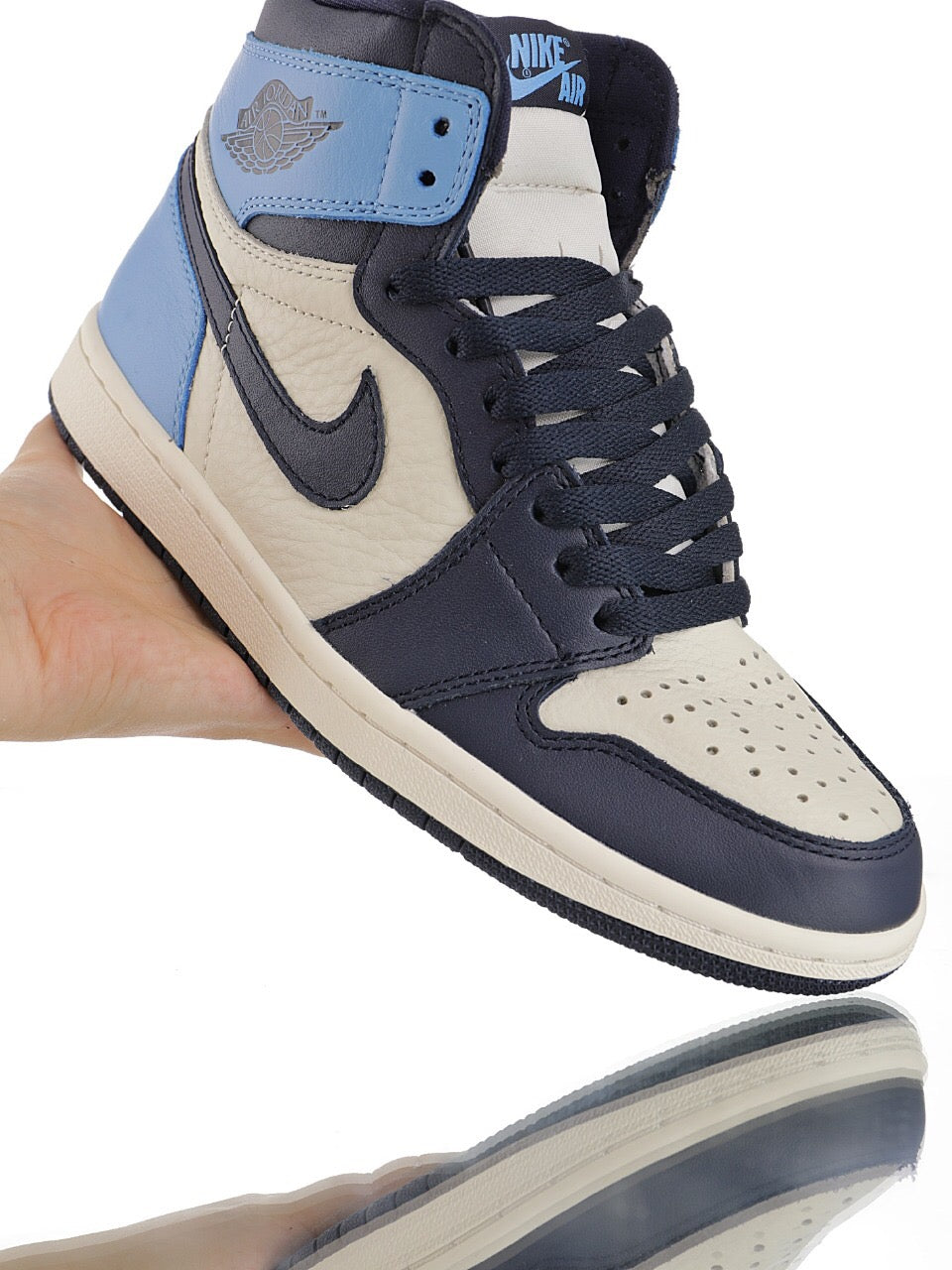 Air Jordan One High Obsidian UNC