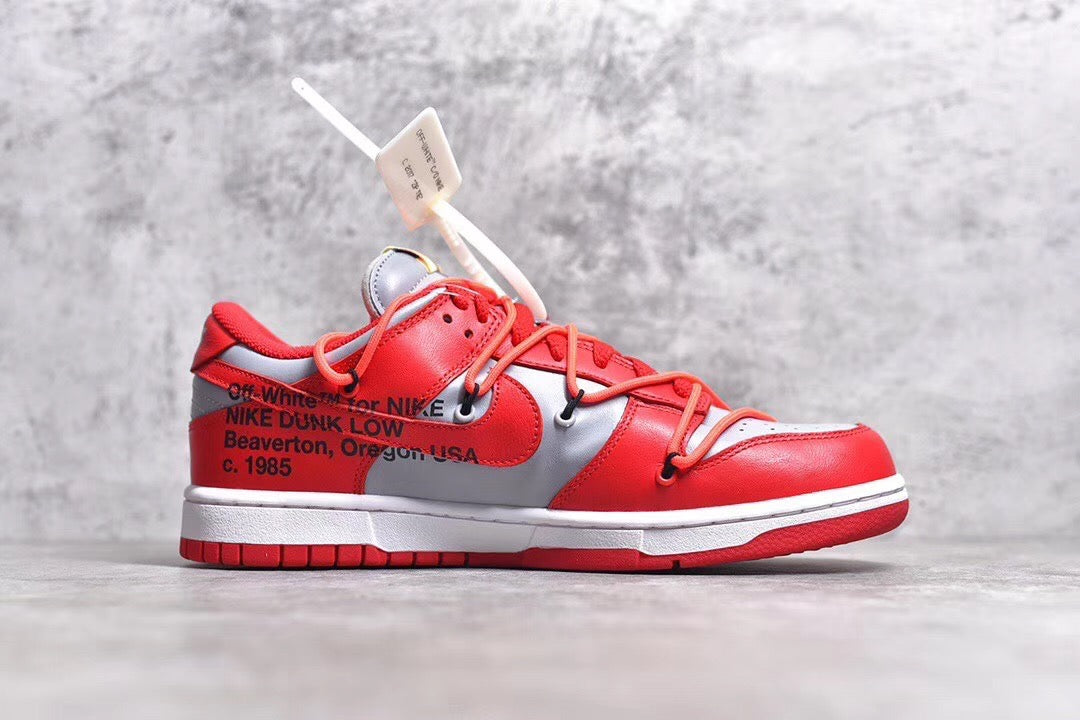 Nike Dunk Low Off-White University Red
