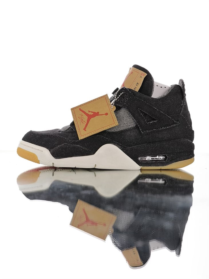 Air Jordan 4 Retro Levi's Black