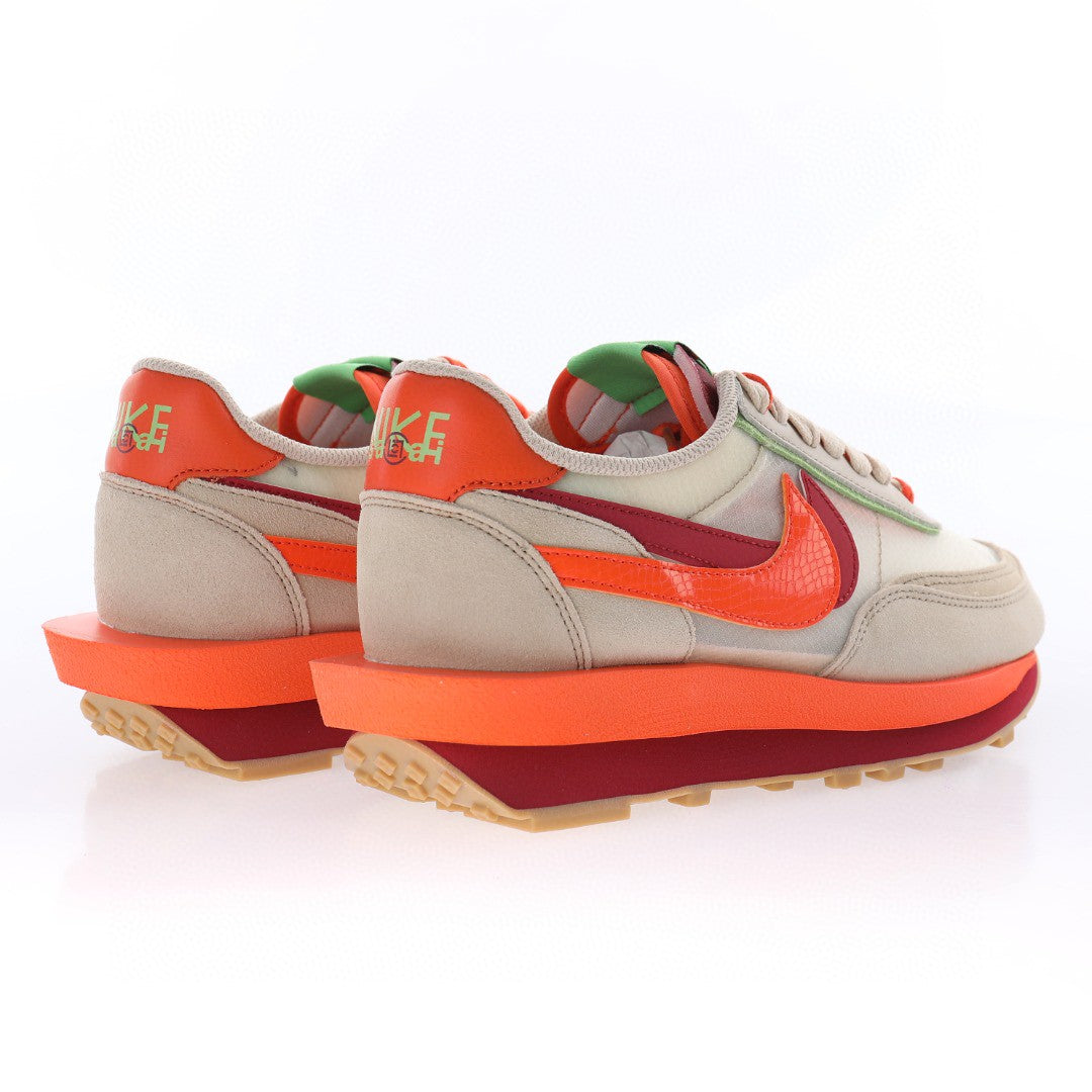 Nike LD Waffle sacai Clot Net Orange