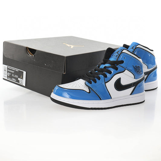 Air Jordan 1 Mid Signal Blue