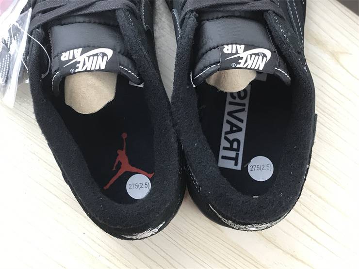Air Jordan 1 Low "Travis Scott Black Phantom" Type 142