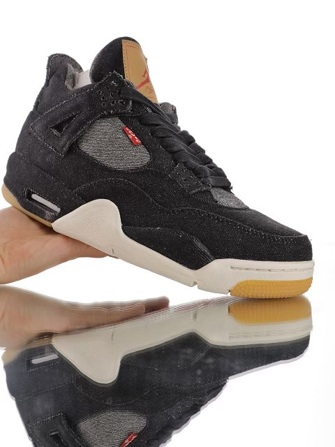 Air Jordan 4 Retro Levi's Black