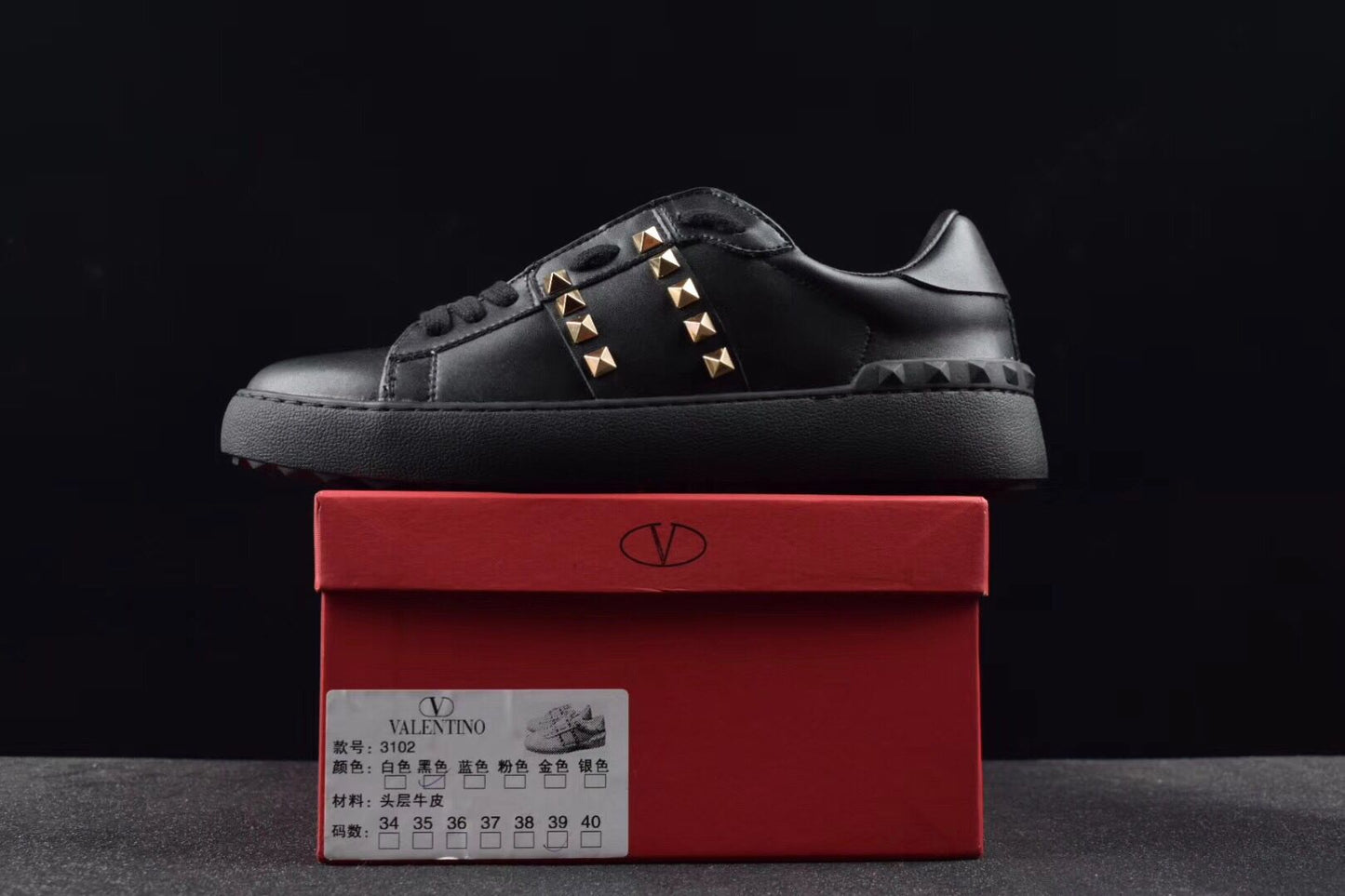 Valentino black rockstud